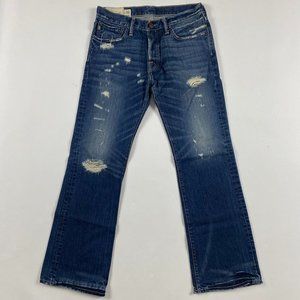 Abercrombie & Fitch Blue Bootcut Jeans